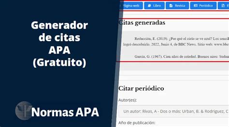 generador de estilo apa|Formato APA con Generador de citas APA